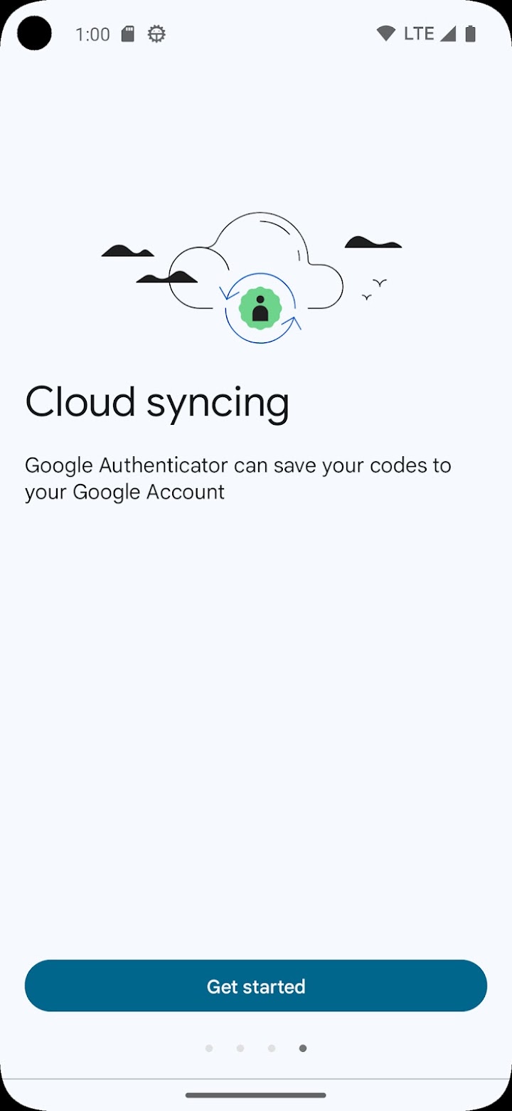 Google Authenticator screenshot